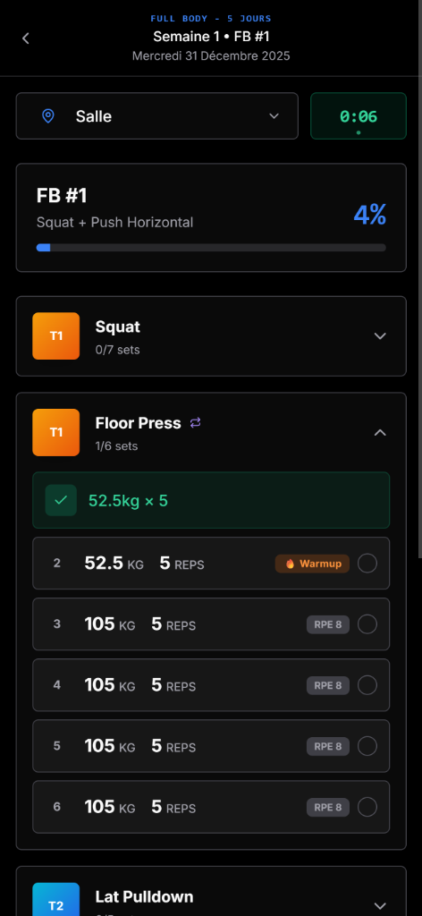 pr.zerø - Séance d'entraînement guidée